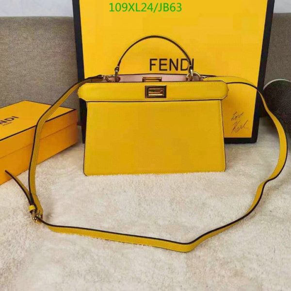 Fendi AAA+ Replica Peekaboo ISEEU East West Leather Women Hand Bag JB63245869125