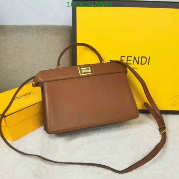 Fendi AAA+ Replica Peekaboo ISEEU East West Leather Women Hand Bag JB63245869125