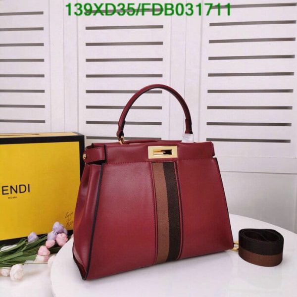 Fendi AAA+ Replica Peekaboo Leather  Bags & Handbags for Women FDB0317111594