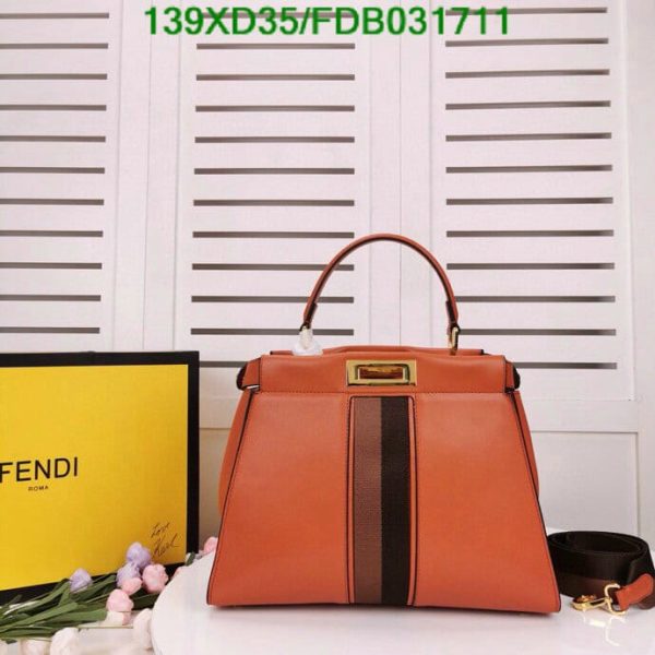 Fendi AAA+ Replica Peekaboo Leather  Bags & Handbags for Women FDB0317111594