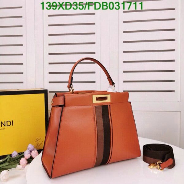 Fendi AAA+ Replica Peekaboo Leather  Bags & Handbags for Women FDB0317111594