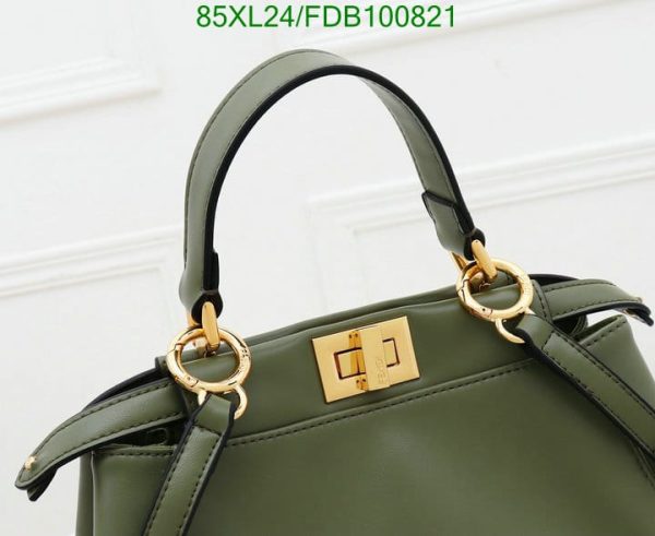 Fendi AAA+ Replica Peekaboo Python Hand Bag FDB1008211596