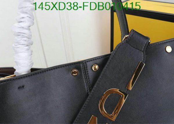 Fendi AAA+ Replica Plain Leatherite Tote Bags FDB0104152548