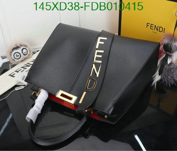 Fendi AAA+ Replica Plain Leatherite Tote Bags FDB0104152548