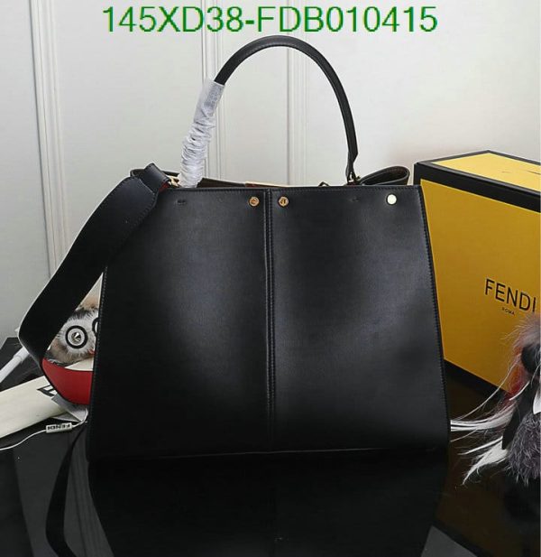 Fendi AAA+ Replica Plain Leatherite Tote Bags FDB0104152548