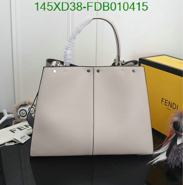 Fendi AAA+ Replica Plain Leatherite Tote Bags FDB0104152548