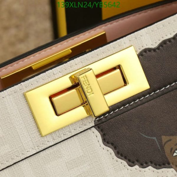 Fendi AAA+ Replica Saffiano handbag peekaboo mini YB56425730159