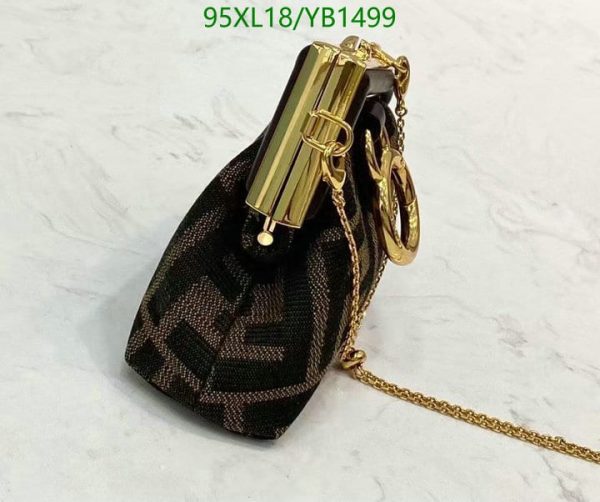 Fendi AAA+ Replica Women Nano Fendi First Charm Nappa Leather YB14994753680