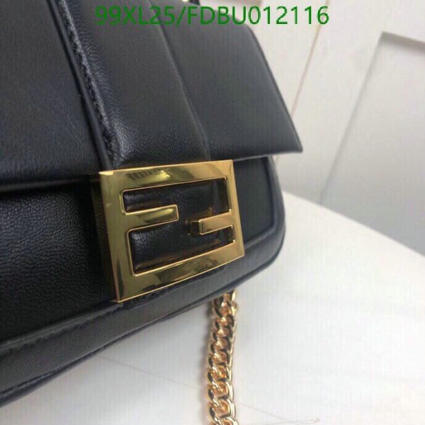 Fendi AAA+ Replica Women’s Baguette Mini Leather Shoulder Bag FDBU012116125