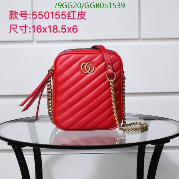 Gucci AAA+ Replica Marmont GG Mini Shoulder Bag GGB0515394859