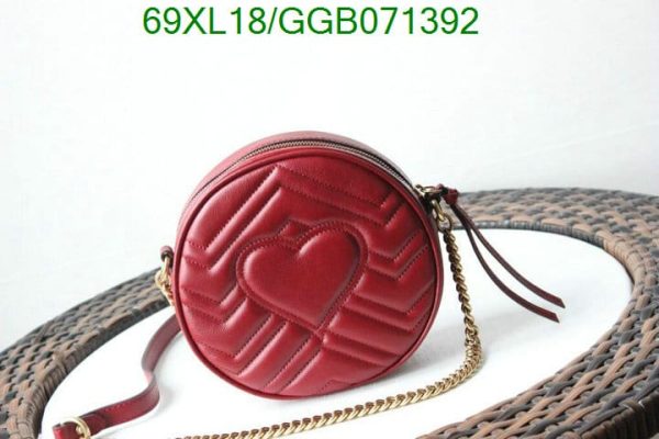 Gucci GG AAA+ Replica Marmont Luxury Round Shoulder Bag GGB0713925193