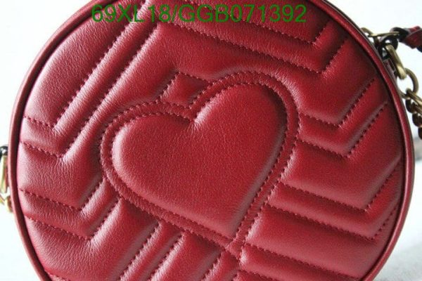 Gucci GG AAA+ Replica Marmont Luxury Round Shoulder Bag GGB0713925193