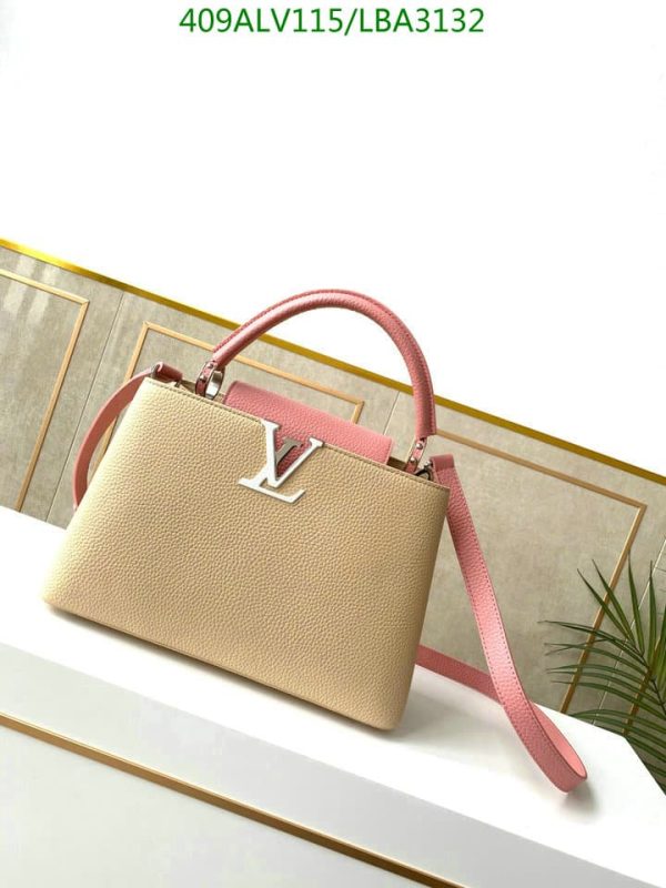 Louis Vuitton 1:1 Mirror Replic Capucines BB Galet LBA3132093147