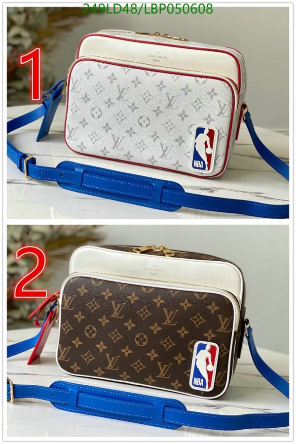 Louis Vuitton 1:1 Mirror Replica Abloh NBA Nile Messenger PM Bag LBP0506081254