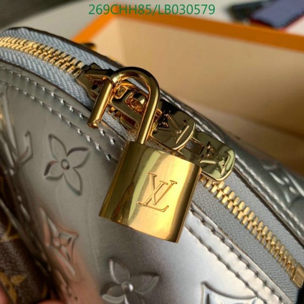 Louis Vuitton 1:1 Mirror Replica Alma BB Vernis in Amarante LB03057918432