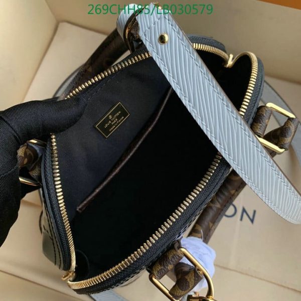 Louis Vuitton 1:1 Mirror Replica Alma BB Vernis in Amarante LB03057918432