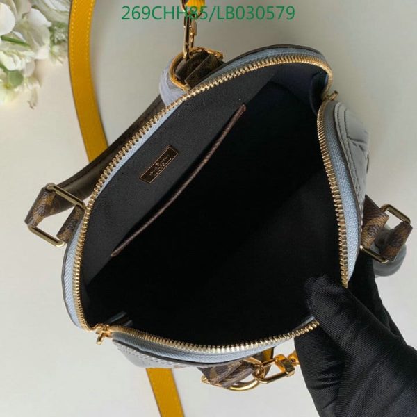 Louis Vuitton 1:1 Mirror Replica Alma BB Vernis in Amarante LB03057918432