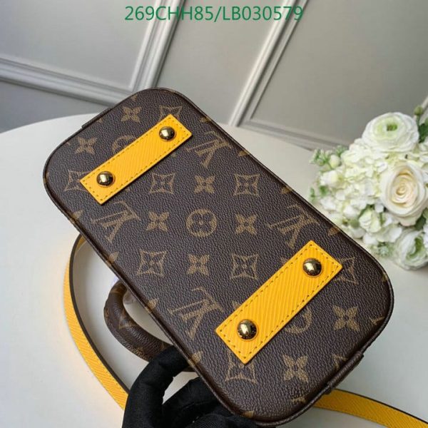 Louis Vuitton 1:1 Mirror Replica Alma BB Vernis in Amarante LB03057918432