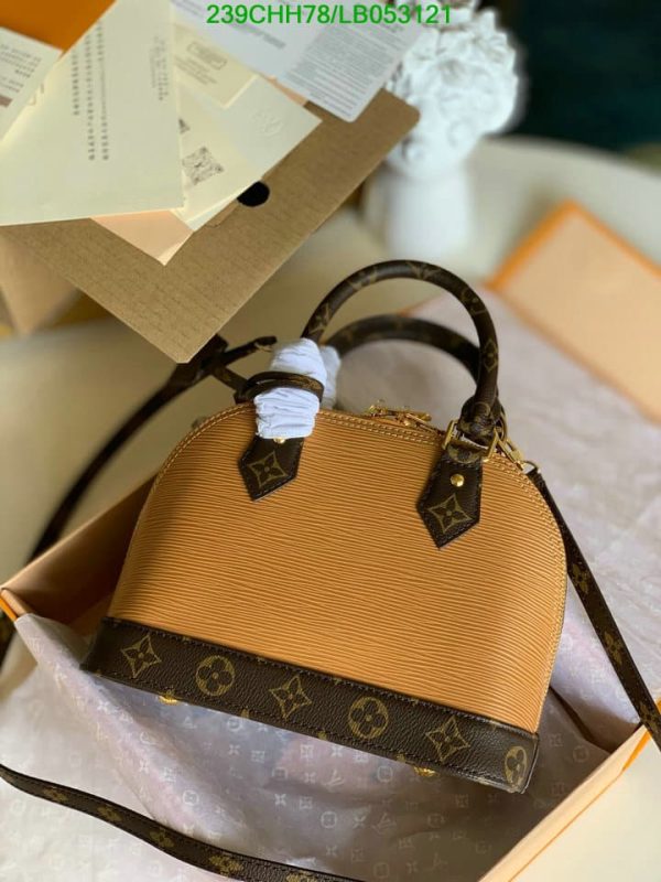 Louis Vuitton 1:1 Mirror Replica Alma BB monogram Canvas with strap dustbag clochette lock and keys LB05312193214