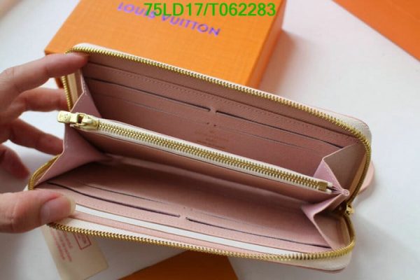 Louis Vuitton 1:1 Mirror Replica Beige Wallet T0622837403546