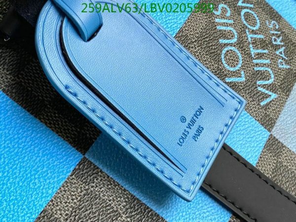 Louis Vuitton 1:1 Mirror Replica Black Blue Keepall Bandouliere Giant LBV0205999976