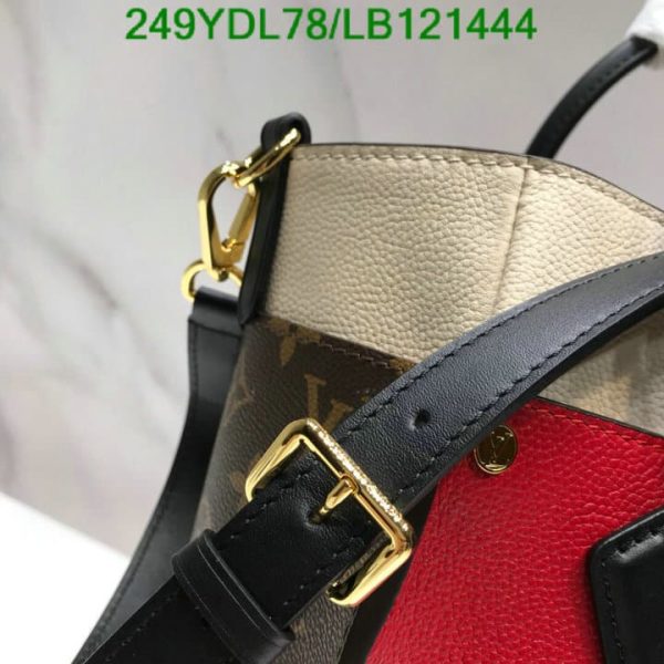 Louis Vuitton 1:1 Mirror Replica Black Monogram Canvas and Leather On My Side MM Bag  LB12144498765