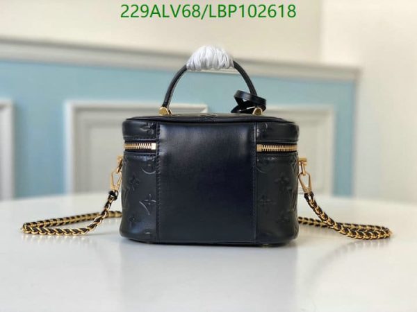 Louis Vuitton 1:1 Mirror Replica Black Monogram Ink Vanity PM Bag LBP1026183167