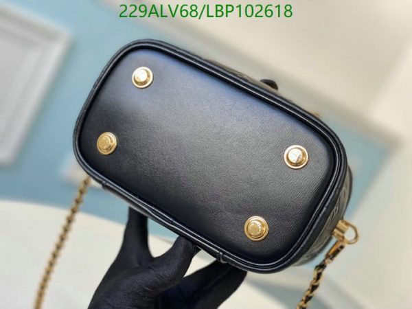 Louis Vuitton 1:1 Mirror Replica Black Monogram Ink Vanity PM Bag LBP1026183167