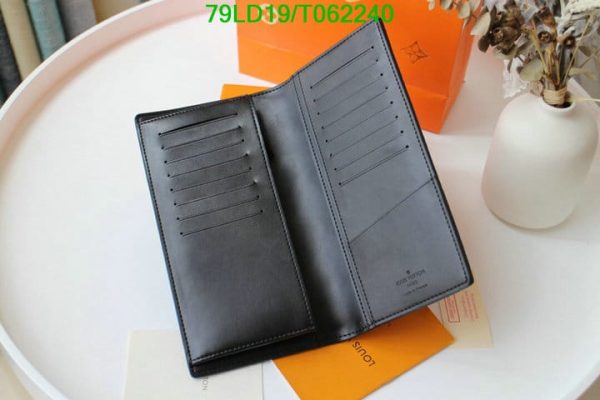 Louis Vuitton 1:1 Mirror Replica Black Wallet T062240526472