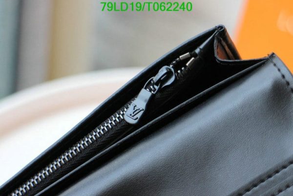 Louis Vuitton 1:1 Mirror Replica Black Wallet T062240526472