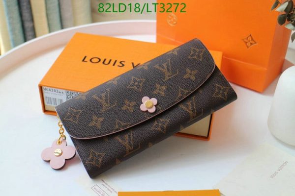 Louis Vuitton 1:1 Mirror Replica Bloom Flower Emilie Wallet LT32722648923