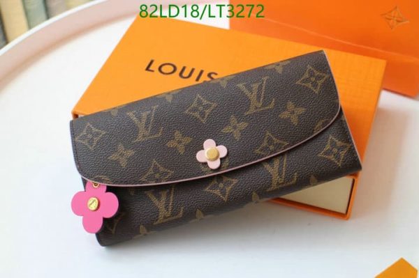 Louis Vuitton 1:1 Mirror Replica Bloom Flower Emilie Wallet LT32722648923