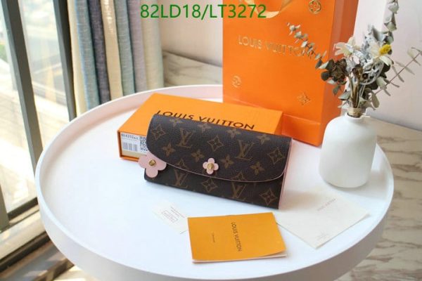 Louis Vuitton 1:1 Mirror Replica Bloom Flower Emilie Wallet LT32722648923