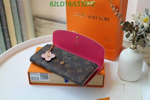 Louis Vuitton 1:1 Mirror Replica Bloom Flower Emilie Wallet LT32722648923