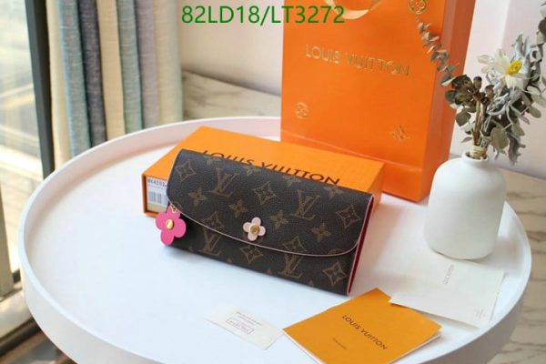 Louis Vuitton 1:1 Mirror Replica Bloom Flower Emilie Wallet LT32722648923