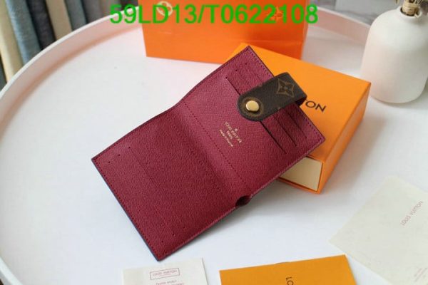 Louis Vuitton 1:1 Mirror Replica Brown Rosalie Wallet T062210864219