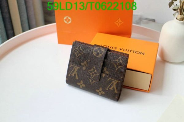 Louis Vuitton 1:1 Mirror Replica Brown Rosalie Wallet T062210864219