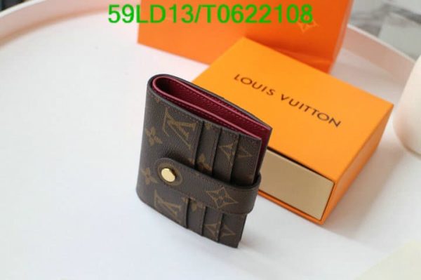 Louis Vuitton 1:1 Mirror Replica Brown Rosalie Wallet T062210864219