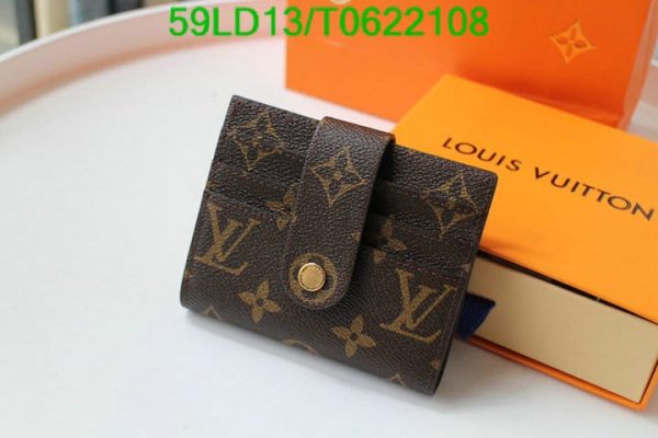 Louis Vuitton 1:1 Mirror Replica Brown Rosalie Wallet T062210864219