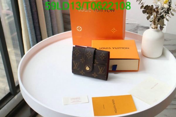 Louis Vuitton 1:1 Mirror Replica Brown Rosalie Wallet T062210864219