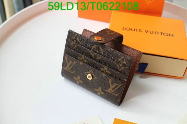 Louis Vuitton 1:1 Mirror Replica Brown Rosalie Wallet T062210864219