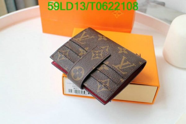 Louis Vuitton 1:1 Mirror Replica Brown Rosalie Wallet T062210864219