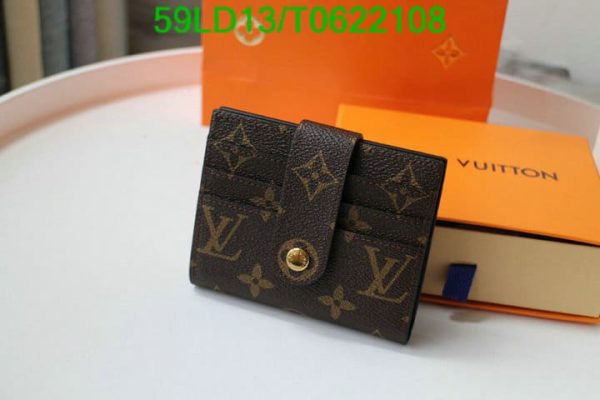 Louis Vuitton 1:1 Mirror Replica Brown Rosalie Wallet T062210864219