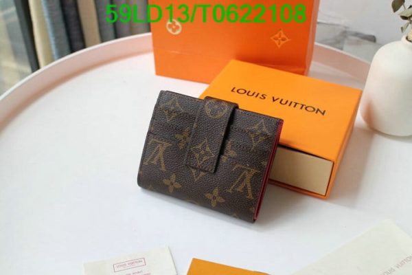 Louis Vuitton 1:1 Mirror Replica Brown Rosalie Wallet T062210864219