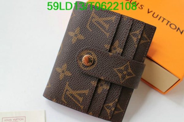 Louis Vuitton 1:1 Mirror Replica Brown Rosalie Wallet T062210864219