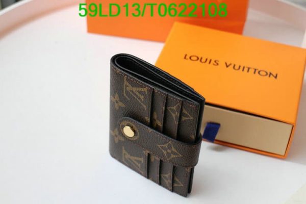 Louis Vuitton 1:1 Mirror Replica Brown Rosalie Wallet T062210864219