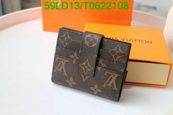 Louis Vuitton 1:1 Mirror Replica Brown Rosalie Wallet T062210864219