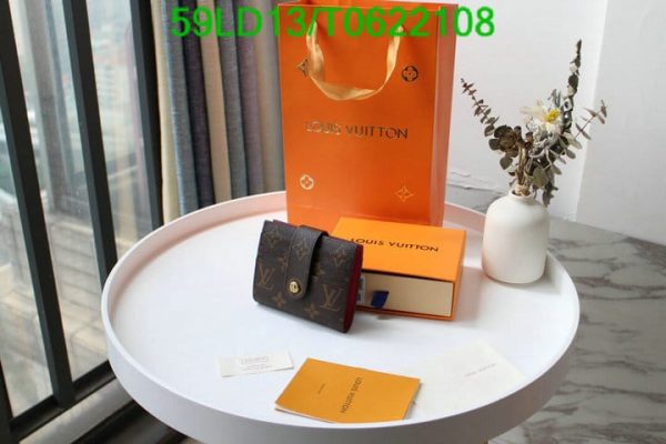 Louis Vuitton 1:1 Mirror Replica Brown Rosalie Wallet T062210864219