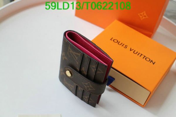 Louis Vuitton 1:1 Mirror Replica Brown Rosalie Wallet T062210864219