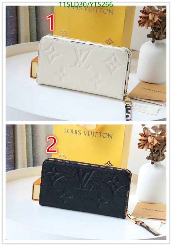 Louis Vuitton 1:1 Mirror Replica Brume Large Zippy by the Pool Wallet YT526686435789